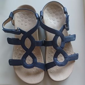 Vionic Metallic Blue Sandals